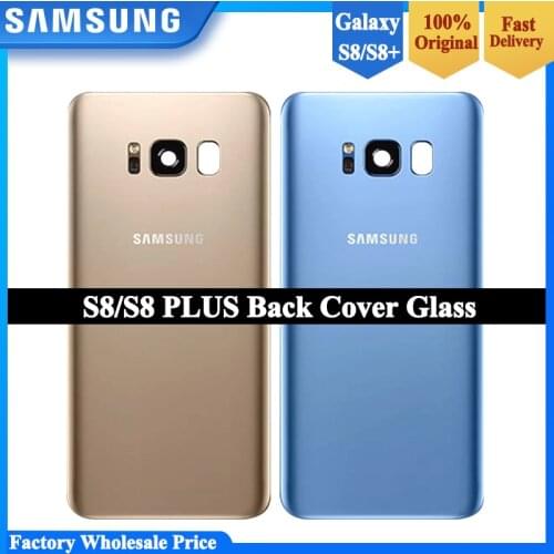SAMSUNG Galaxy S9 Plus S9+ G965 SM-G965F S9 G960 SM-960F Glass Back Battery Housing Repair Cover Rear Door Case Replacement