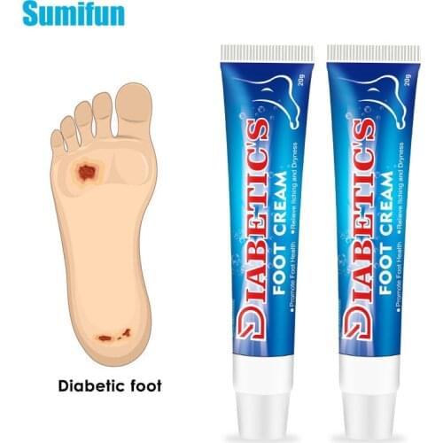 Sumifun 20g Diabetic Treatment Foot Care Cream Foot Crack Chapping Itchy Anti Fungal Infection Feet Repair Anti Fungal Infection