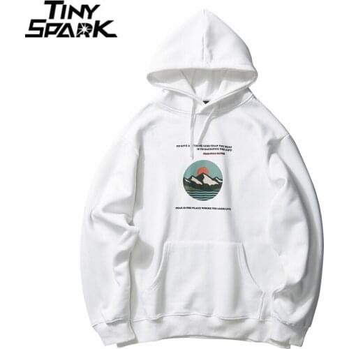 2021 Japanese Sunrise Hoodies Sweatshirt Men Hip Hop Streetwear Winter Fleece Cotton Pullover Black Hoodie Autumn Sweat Shirt