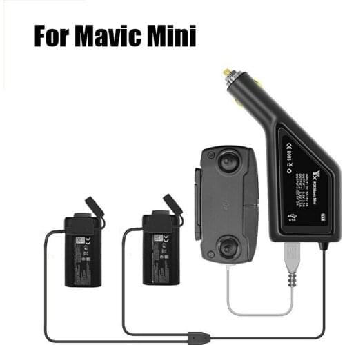 Mavic Mini Car Charger Battery Remote Control Charging Hub USB Port For DJI Mavic Mini Battery Charger Car Charge Adapter
