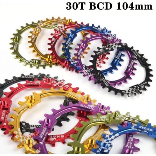 BCD104 mtb chainwheel BCD 30T CNC MTB mountain bike freewheel AL7075 M370 M610 11S chainwheel cycling equipment bike parts