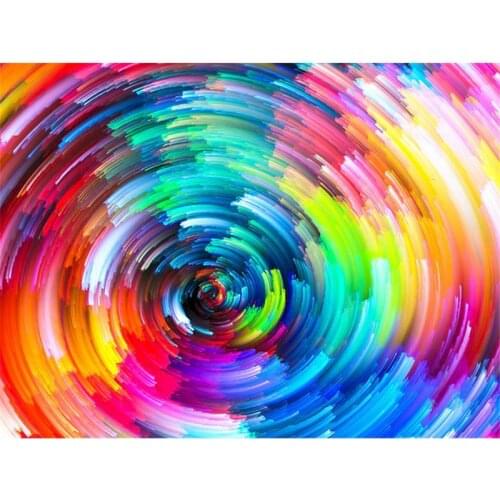 Color Vortex Diy Painting By Numbers Pictures On Canvas With Frame Kits For Adults Drawing Coloring Paint By Number Home Decor