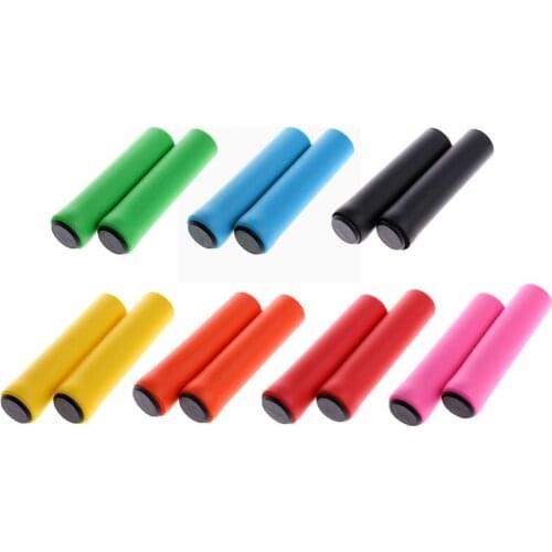 Colorful Bike Grips Comfortable Handlebar Grips High Density MTB Bicycle Handlebar Anti-slip Cycling Grips Bicycle Parts