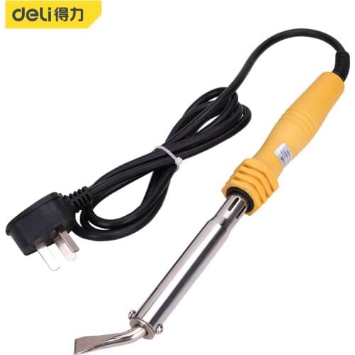 Deli DL88100 100W External Heating Electric Soldering Iron Stainless Steel Material DIY Tools Electrician Tools Electrical Tools