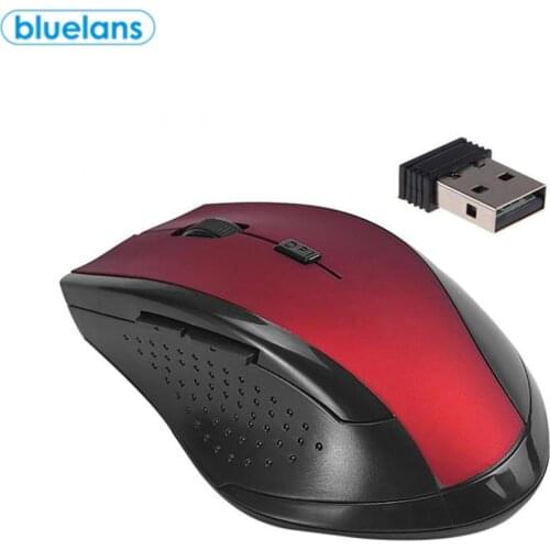 PC Computer Laptop Ergonomic 6 Keys 3200DPI Optical 2.4GHz Wireless Gaming Mouse