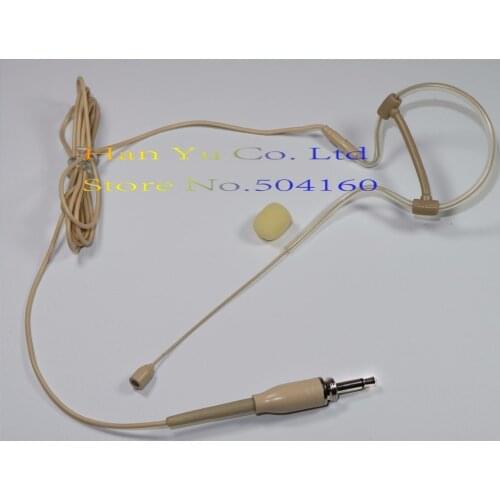 Head worn Headset Omnidirectional Microphone for Sennheiser AKG Shure Audio-Technica Wireless Mic Bodypack etc