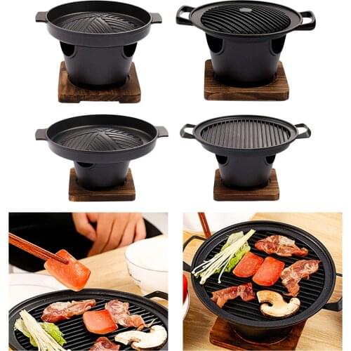 BBQ Grill BBQ Oven Plate Alcohol Stove Lightweight Triangular Furnace Table Grill Charcoal Grill Outdoor Cooker Tools