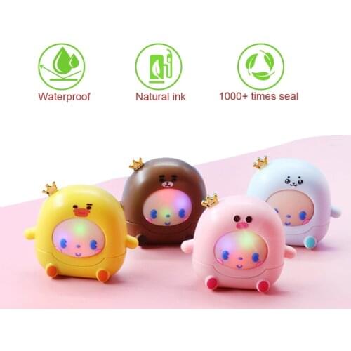 Customized Name Stamp Paints Personal Student Child Baby Engraved Waterproof Non-fading Kindergarten Cartoon Clothing Name Seal