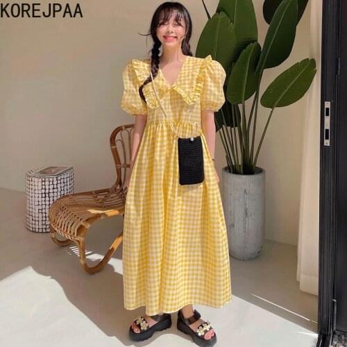 Korejpaa Loose Summer Dresses