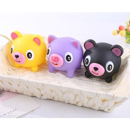 Creative Cute Animal Screaming Tongue Sticking Out Decompression Toy Sounding Doll Screaming Toys Talking Animals