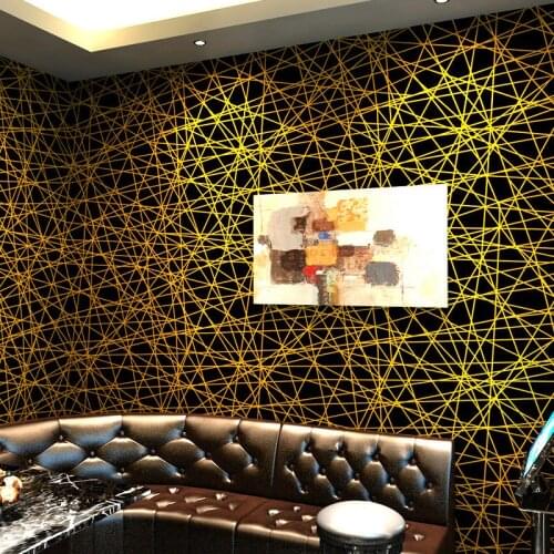 KTV Wallpaper PVC Waterproof Glitter Vinyl Wall Paper Rolls Modern Bar Room Corridor Background Wallpaper
