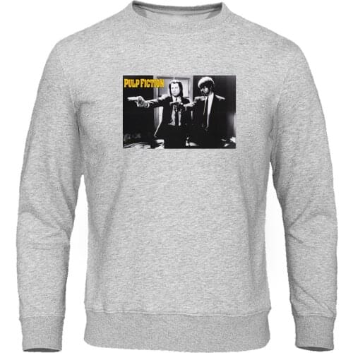 2019 Autumn Winter Mens Hoodies movie Pulp Fiction Man Sweatshirts Funny Hip Hop Pullovers Brand Streetwear High Quailty Hoody