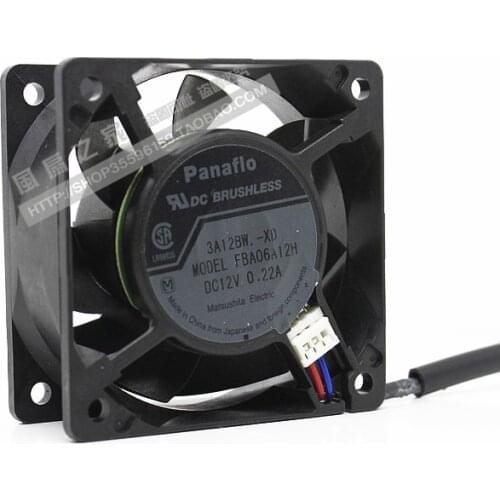 NEW FOR panafio FBA06A12H 6025 6CM cooling fan