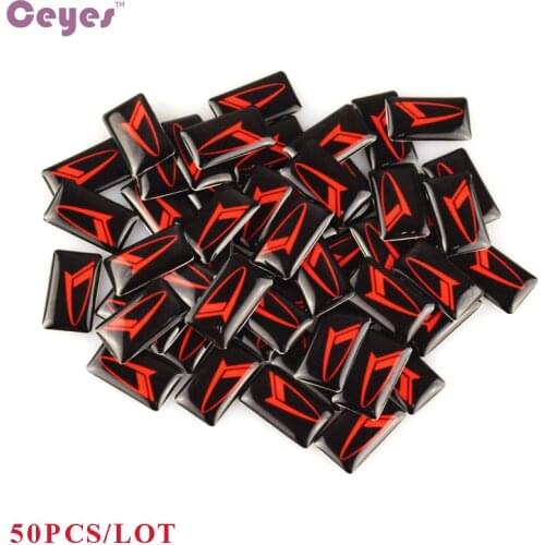 Excellent Car-Styling Steering Wheel Epoxy Car Badge Emblems Stickers Case For Daihatsu Terios Sirion Yrv Car Styling 50pcs/set