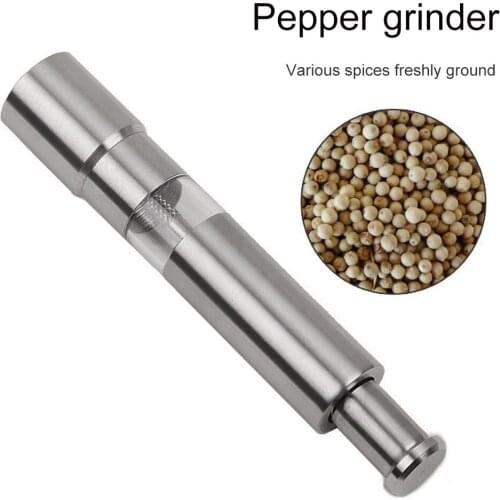 Manual Salt Pepper Grinder Stainless Steel Dried Chili Mill Spice Sauce Grinder Seasoning Milling Grinding Kitchen Accessories