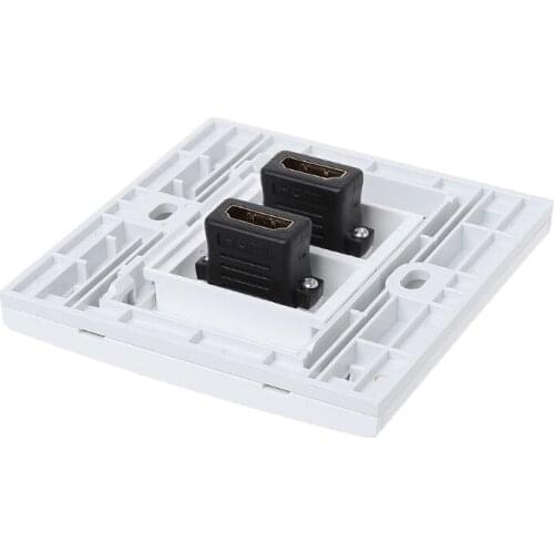 86 Type Wall Panel Socket HD Digital TV Network Cable Socket Electrical Equipment Accessories