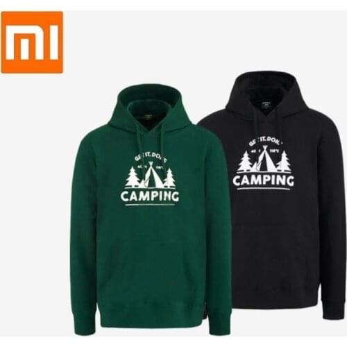 Youpin MITOWNLIFE cotton heavy printed hooded sweater Slim fit men and women coat Couple wear Comfortable cotton fabric