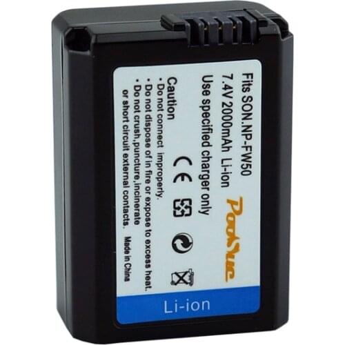 1pcs NP-FW50 NPFW50 NP FW50 Battery For sony Alpha 7R II NEX-5 NEX-7 SLT-A55 A33 A55 A37 A3000 A5000 A5100 A6000 A6300 A7000