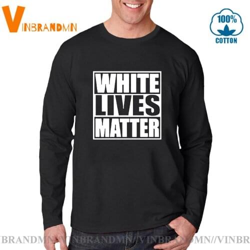100% Cotton Camisas Summer Basic Tops Funny White Lives Matter T-shirt Black Lives Matter Cool Designs Graphic T Shirts