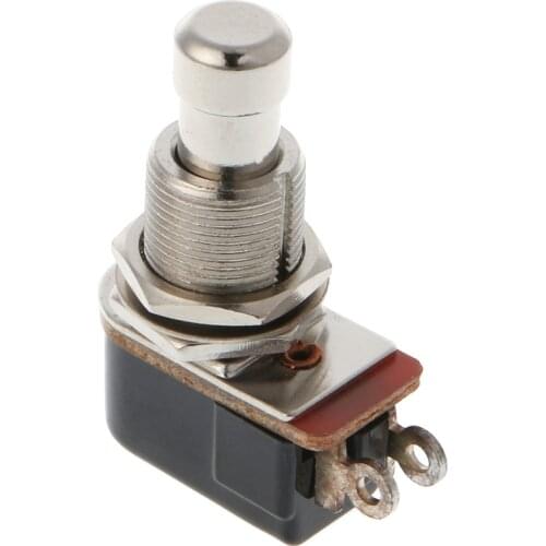 SPST Momentary Soft Touch Push Button Stomp Foot Pedal Electric Guitar Switch