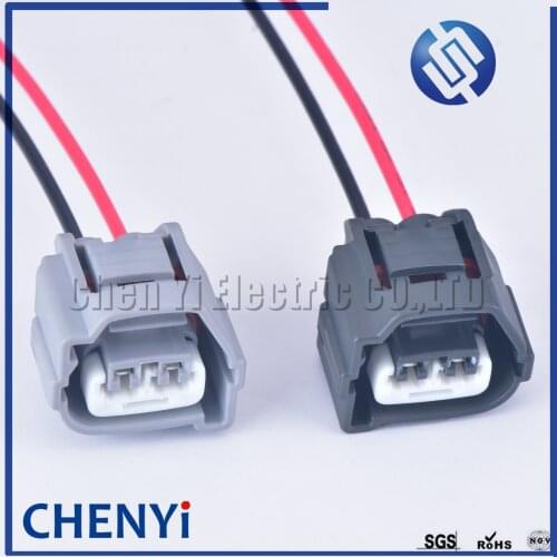 2 Pin Ignition Coil Connector Plug with Cable Wire Harness For Hyundai Accent 1.6L Elantra J3 Toyota Kia 90980-10901 90980-10899