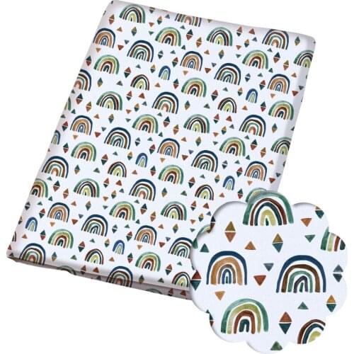 50*140CM Cartoons pattern Polyester cotton Fabric Patchwor Printed for Tissue Kids Home Textile for Sewing Doll Dress Curtain