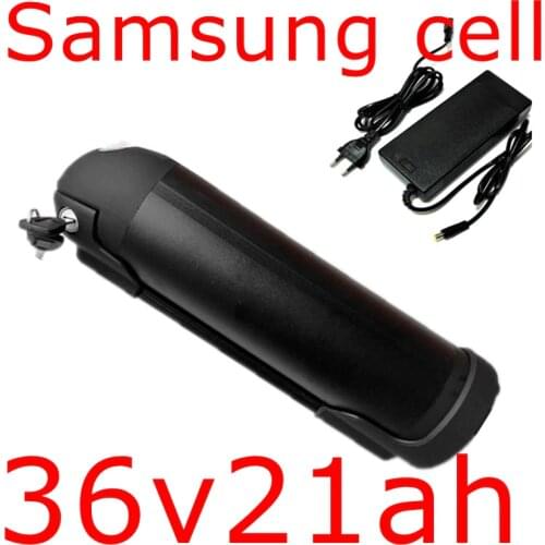SWORDS FOX 36V 21AH e bike Water kettle battery 36V 20AH Electric Bike battery for Samsung cell Battery