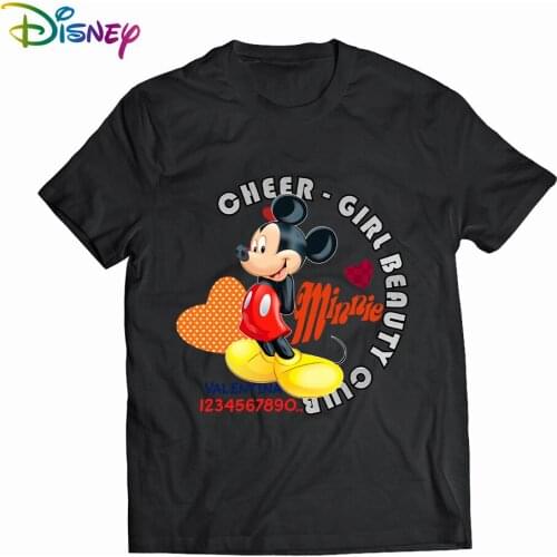 Disney Pluto Mickey Kleidung lovely frauen Cartoon Print Kurzarm Koreanische Mode Weibliche Schwarz und Weiß grafik T-shirt To