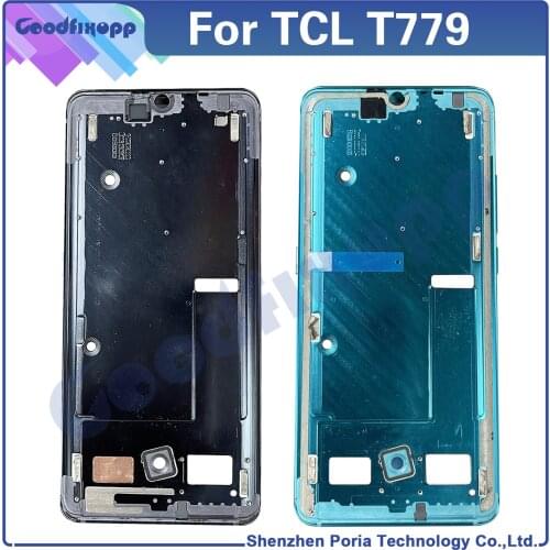 For TCL 10 Pro T799B T799H Middle Frame Plate Housing Board LCD Support Mid Faceplate Bezel For TCL 10Pro Front Frame