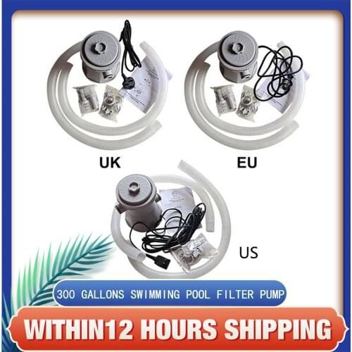 20W 110-240V Electric Clear Cartridge Filter Pump Swimming Pool Filter Pump For Above Ground Pools Water Filter For Pool Cleaner
