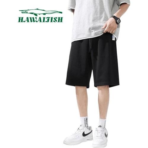 Hawaifish brand shorts men 2021 summer New arrival casual shorts mens trend Korean loose style five-point pants ropa hombre