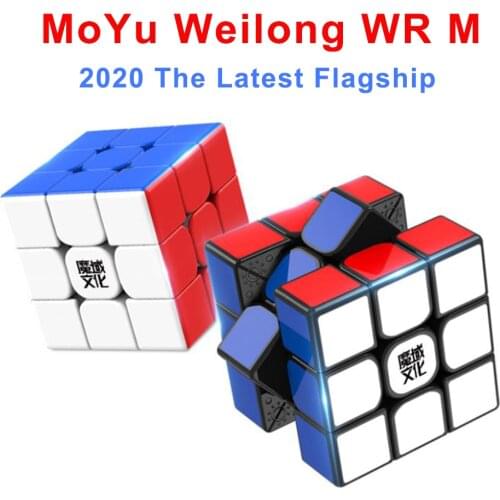 Moyu 2020 Weilong WR M Magnetic 3x3x3 magic Cube 3x3 Puzzle Speed Cube Competition Cubes Cubo Magico Game Cube for Kids