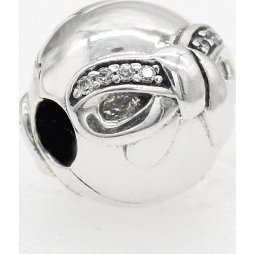 925 Sterling Silver Bow Knot Charm Lovely Bead Fit Original Pandora Charms Bracelet Silver 925 Jewelry Making
