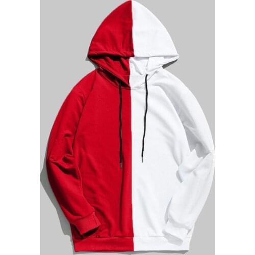 2020 Autumn Spring New Men Hip Hop Oversized Patchwork Hoodie Sweatshirt Hooded Streetwear Hoodies Gym Outwear Hoody Pullover