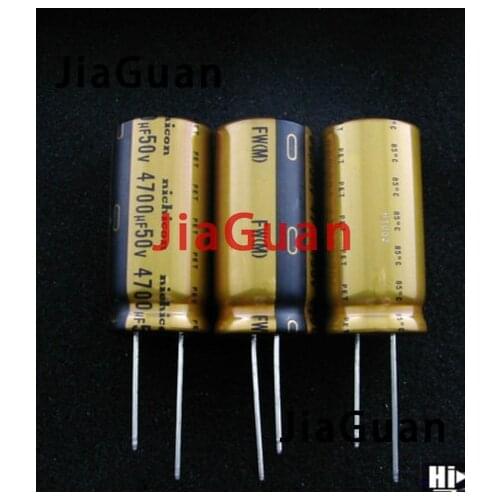 2pcs NEW NICHICON FW 4700UF 50V 20X41MM 50V 4700UF audio Electrolytic Capacitor 50V4700uF filter amplifier 4700uF/50V