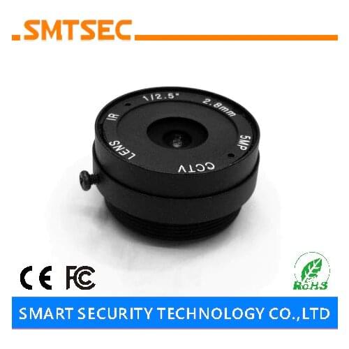 SMTSEC SL-2814MP 2.8mm 1/2.5" CS Mount 85 Degrees HD 3MP Megapixels CCTV Lens For IP Security Camera
