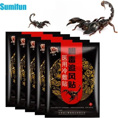 40pcs Scorpion Venom Pain Relief Patch For Muscle Sprain Rheumatoid Arthritis Joint Medical Plaster Health Body Massage Stickers
