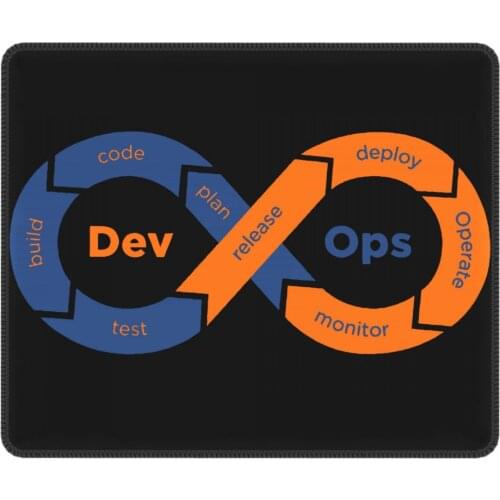 DevOps Python Programmer Computer Developer Programming Coder Coding Mouse Pad Lockingedge Mat Pads Rubber PC Table Decor Cover