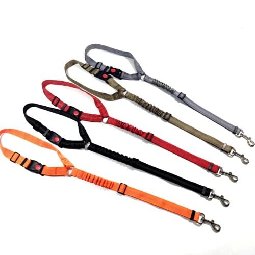 Pet Dog Seat Belt Reflective Nylon Retractable Elastic Dog Seat Belt Pitbull Puppy Vehicle Car Safety Belt Dog Accessories