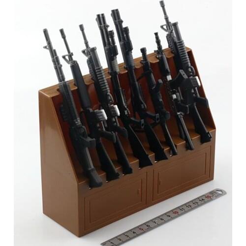 1/6 Scale Plastic Weapon Bracket Gun Rack Model Weapon Rack Accessories for 12" Action Figure Body Doll Accessory