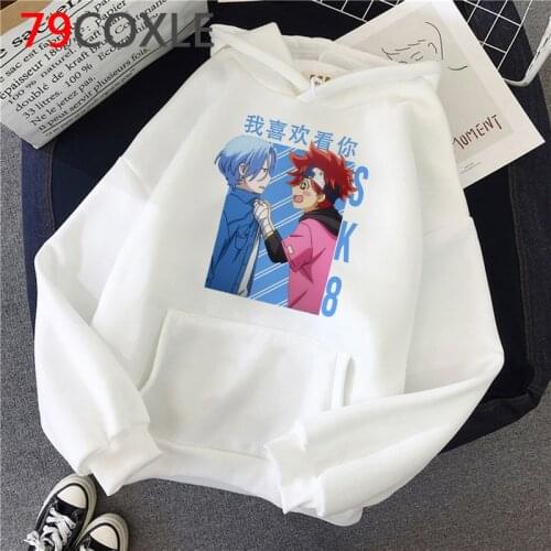 New Japanese Anime SK8 The Infinity Graphic Hoodies Men Kawaii Skateboard Boys Streetwear Harajuku Unisex Tops Sweatshirts Male