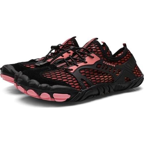 Outdoor Five-Finger Non-Slip Breathable Wading Shoes Couples Quick-Drying Dive Boots Comfortable Wear-Resistant Outdoor Shoes