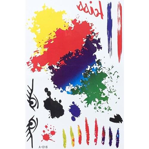 Temporary Waterproof Tattoo Stickers Inks Flash Graffiti Tatoo Art for Festival