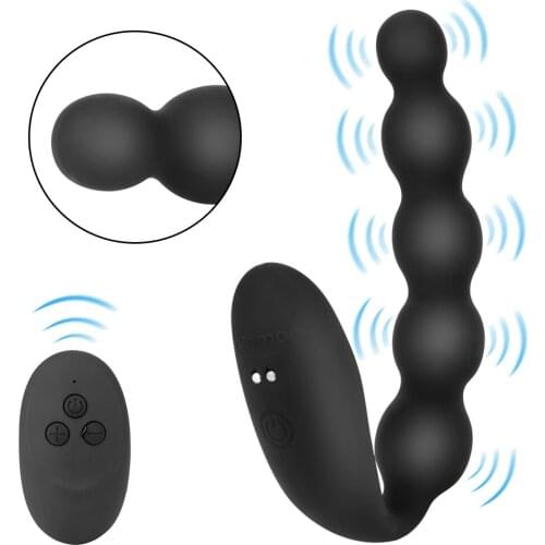 Adult Products For Men Women Anal Beads Vibrators Wireless Remote Control Prostate Massager Dildo Vibrators 10 Speed