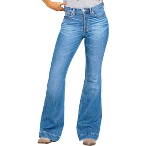 WIRELESS AGE Women's Flared Jeans