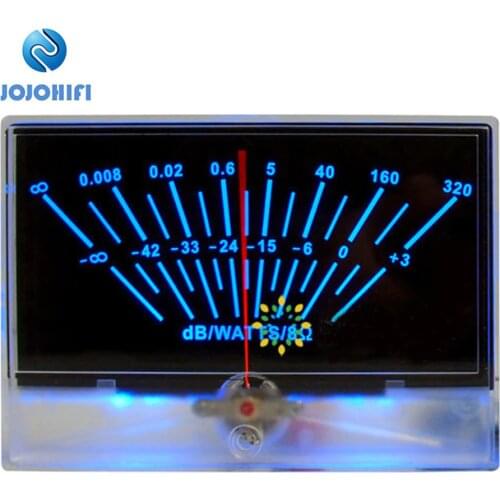 1/2/4/6/8pcs P-134 VU Meter High-precision Power Amplifier Head DB Level Meter DAC Audio Power Sound Pressure Meter w/Backlight
