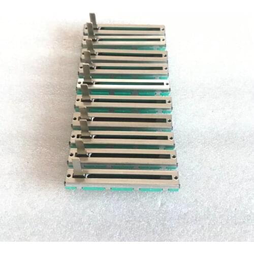 10pcs For behringer 626 Fader / For behringer DX626 Mixer Volume Putter Slide Potentiometer Fader A10Kx2 A102 A10K