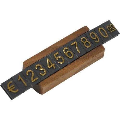 Wooden Base Wood Basic Frame Kit Adjustable Combined Indicator Pricing Price Tags Cubes