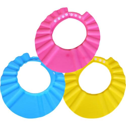 Safe Shampoo Shower Bathing Bath Protect Soft Cap Hat For Baby Wash Hair Shield Bebes Children Bathing Shower Cap Hat Kids