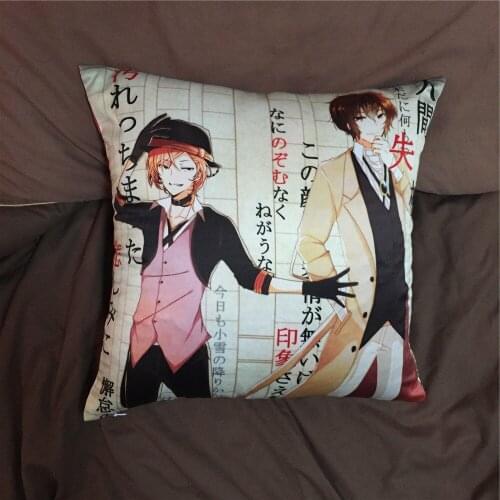 Bungou Stray Dogs Anime Manga Two Side Pillowcases Hugging Pillow Cushion Case Cover Otaku Cosplay Gift New 005